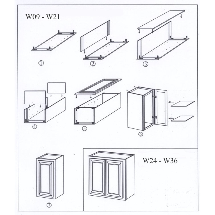 L&C Kitchen Wall Shaker Style & Reviews Wayfair